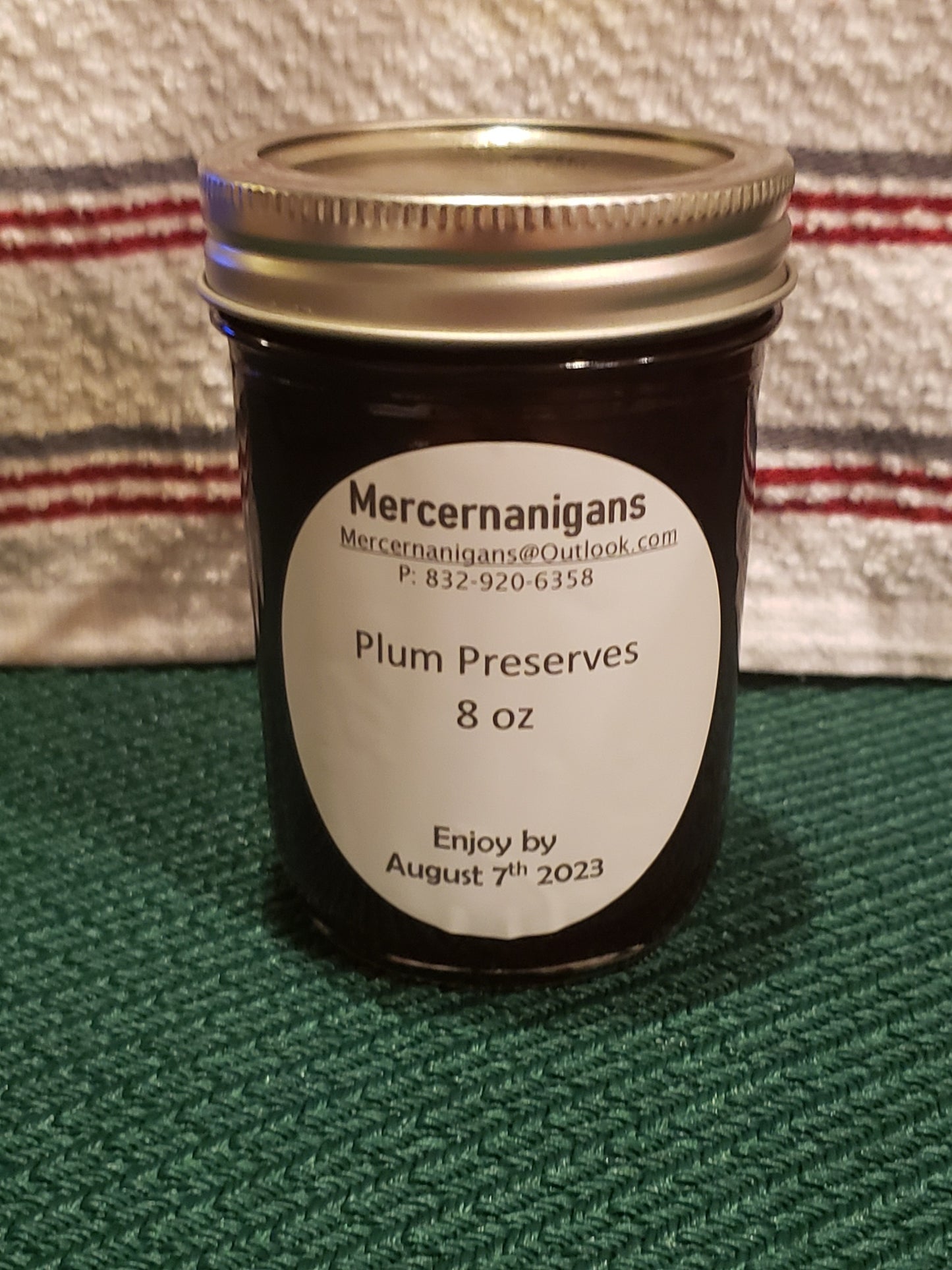 Plum Preserves - 8 oz